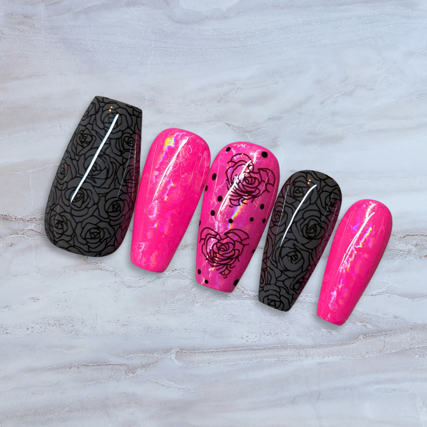 Neon Noir Blooms