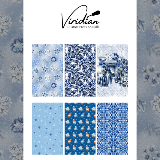 Blue Christmas - Waterslide Decals