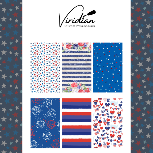 Patriotic - Waterslide Decals