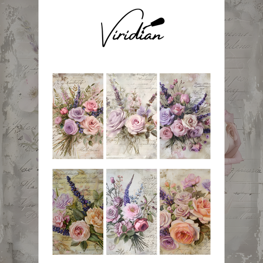 Written Bouquets - Waterslide Decals