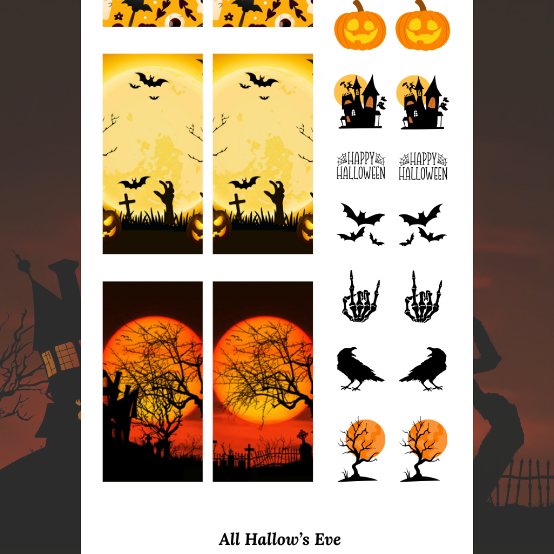 All Hallow's Eve - Waterslide Decals