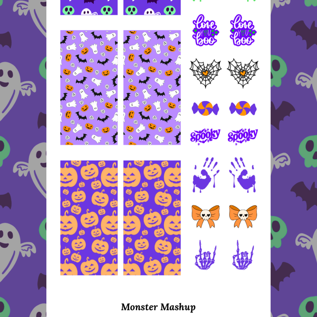 Monster Mashup - Waterslide Decals