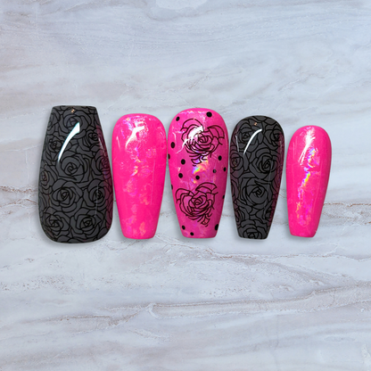Neon Noir Blooms