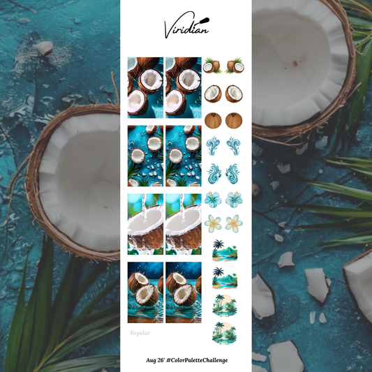 August 26' #ColorPaletteChallenge - Waterslide Decals