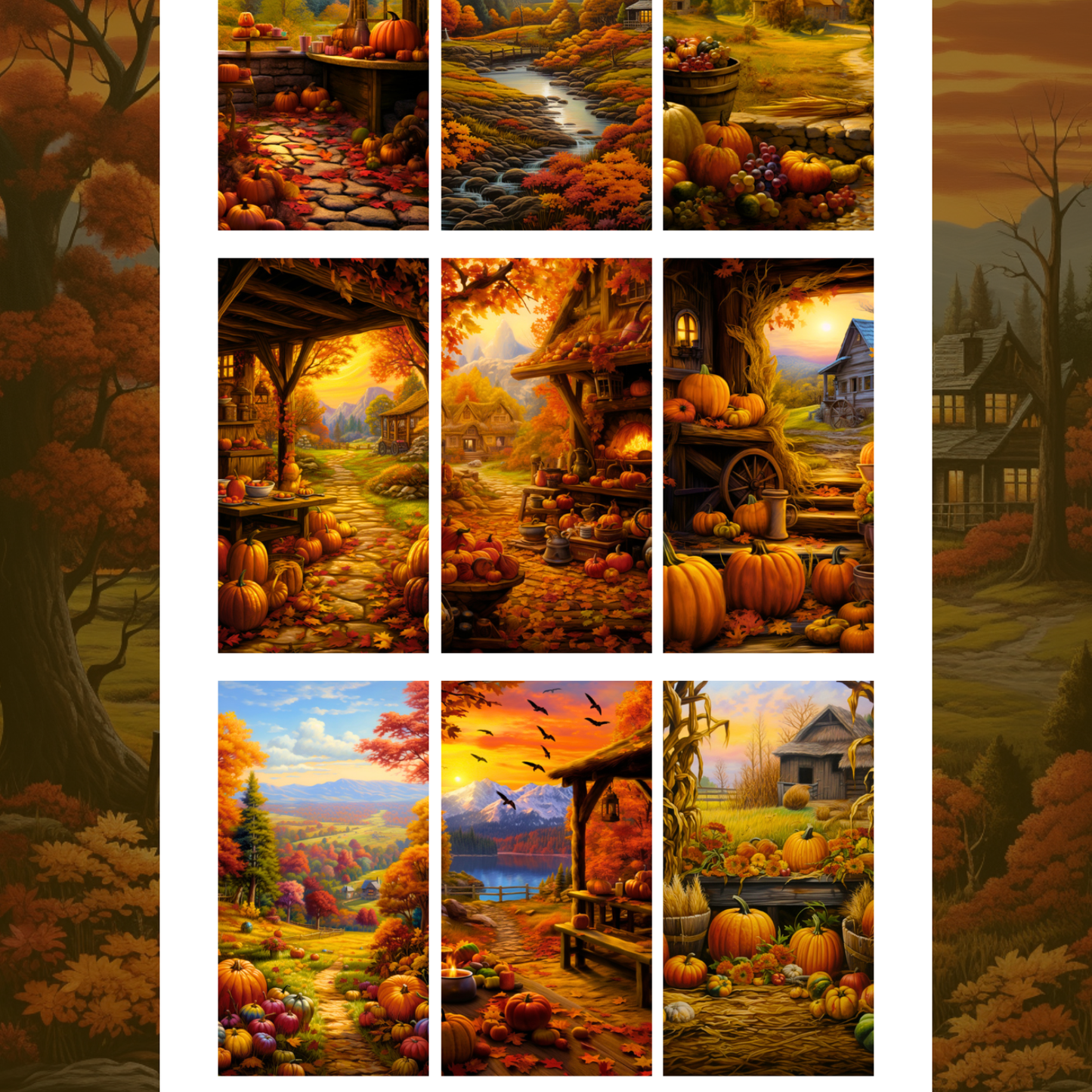 Autumn Harvest - Waterslide Decals