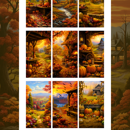 Autumn Harvest - Waterslide Decals