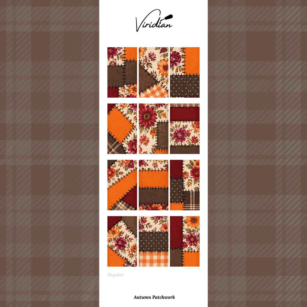 Autumn Patchwork - Waterslide Decals