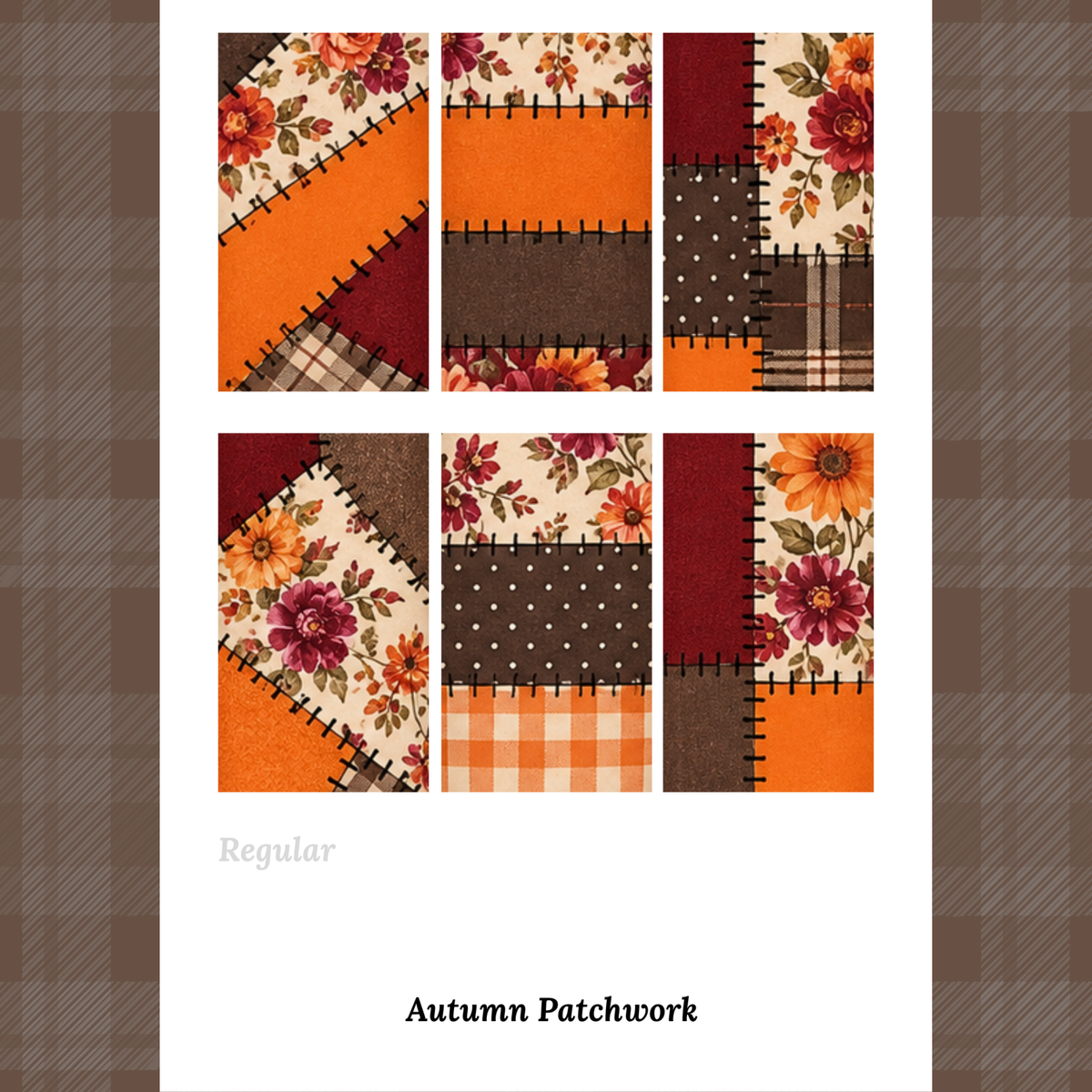 Autumn Patchwork - Waterslide Decals