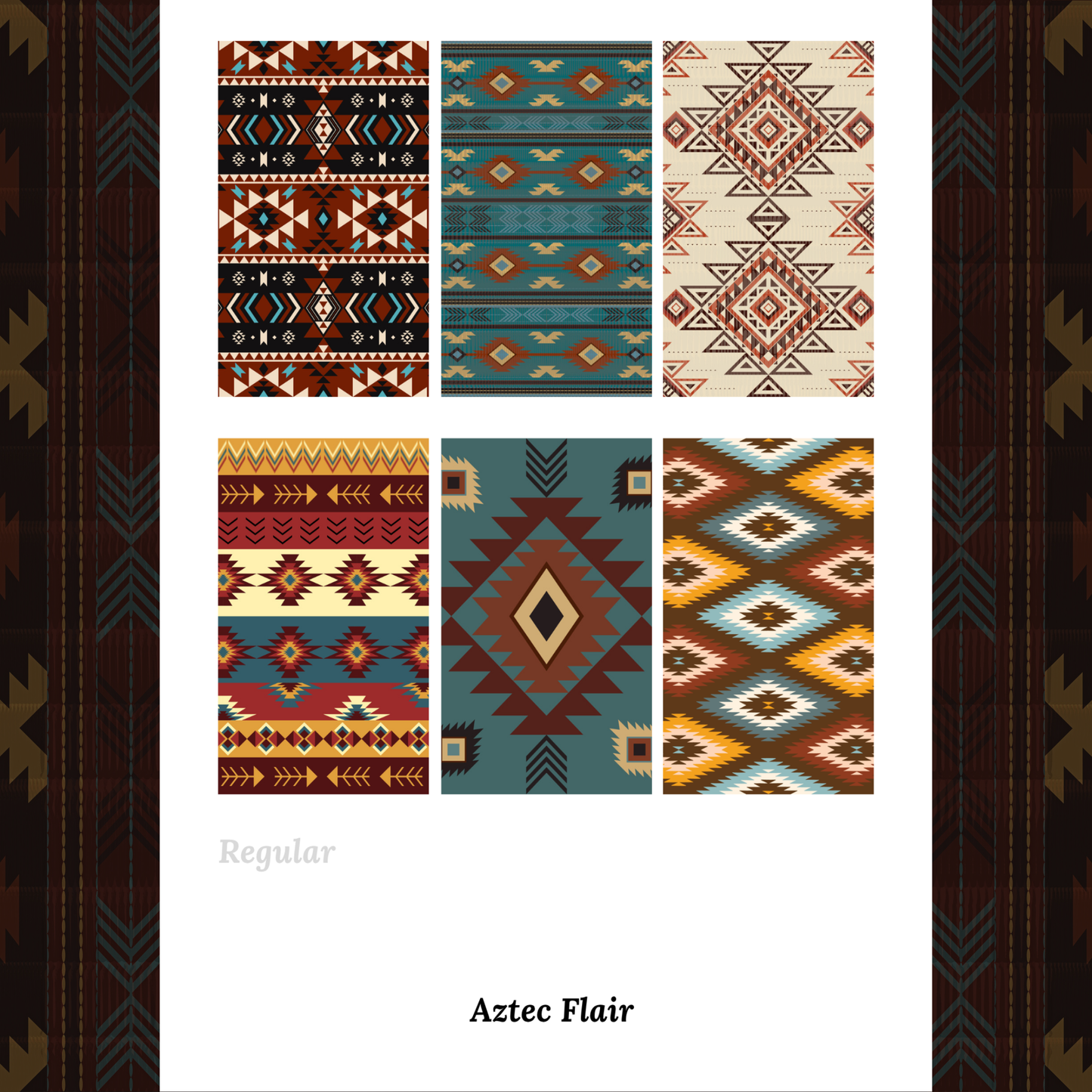 Aztec Flair - Waterslide Decals