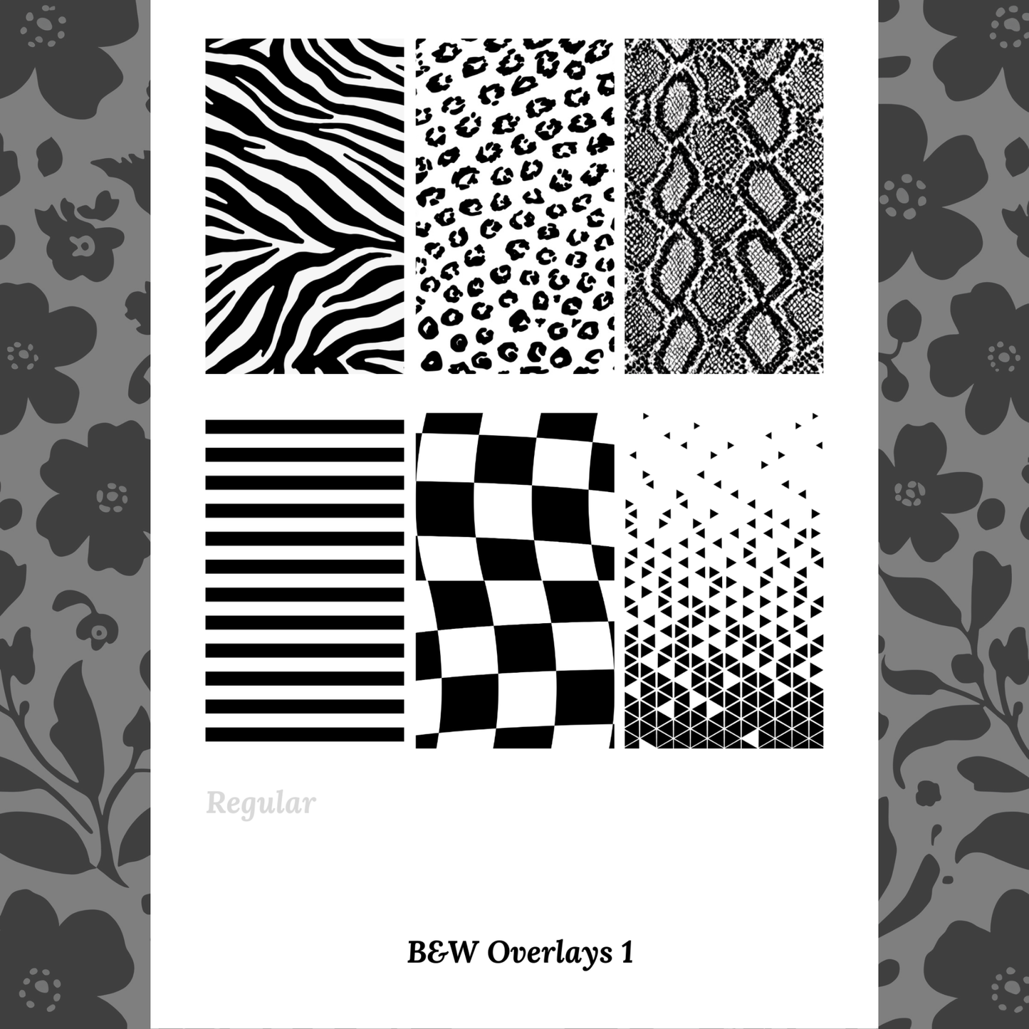 B&W Overlays 1 - Waterslide Decals