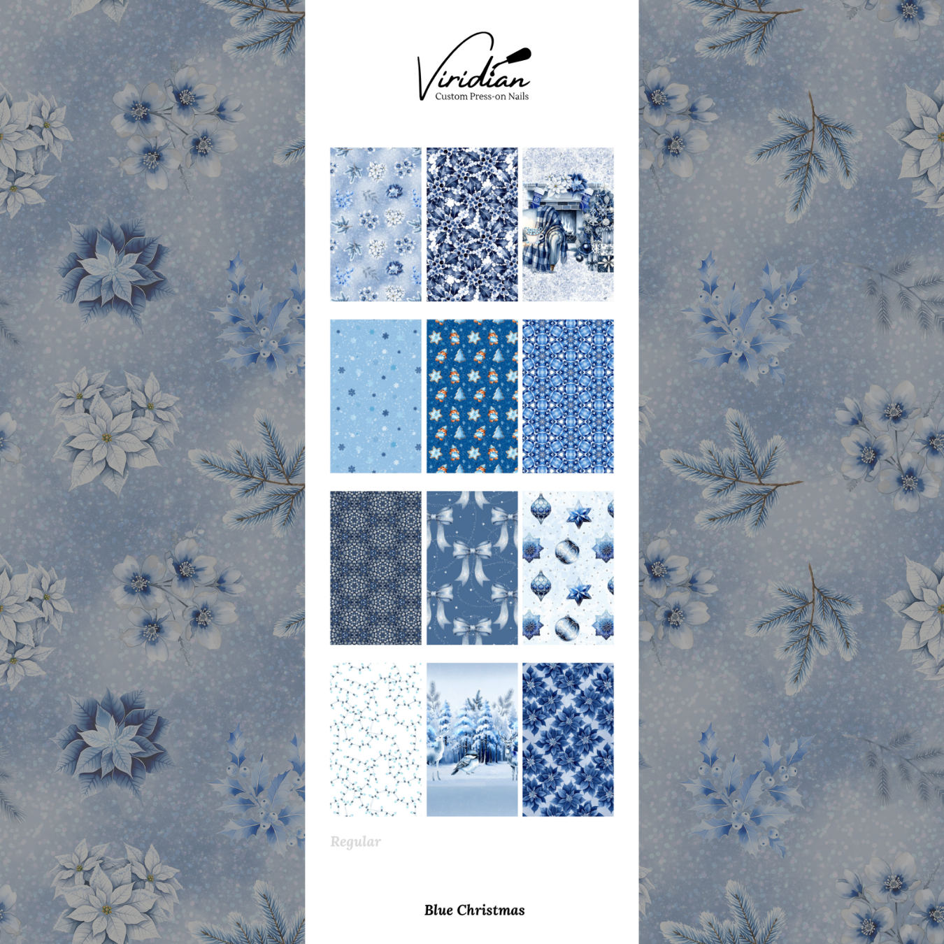 Blue Christmas - Waterslide Decals