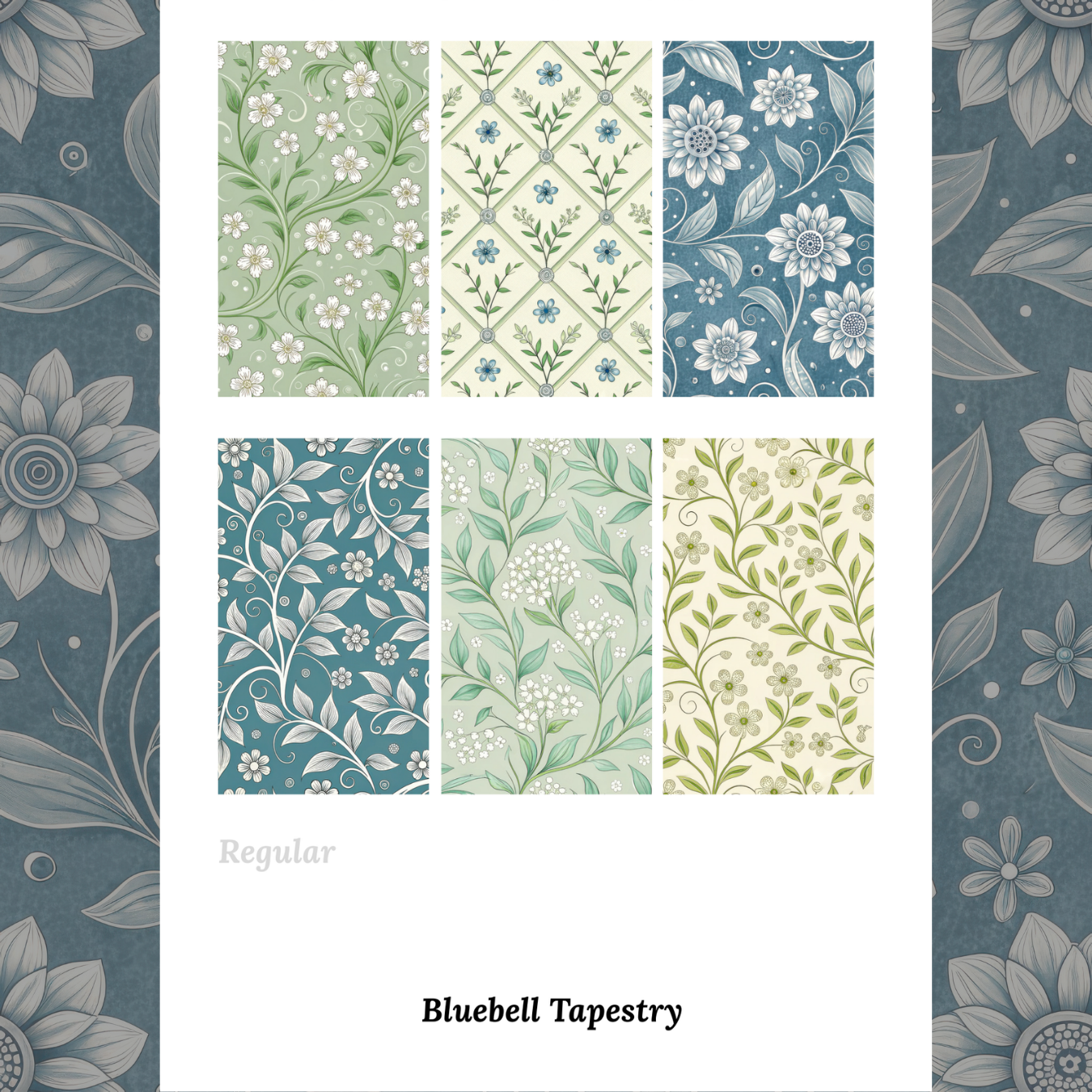 Bluebell Tapestry - Waterslide Decals