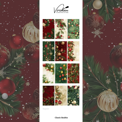 Classic Baubles - Waterslide Decals