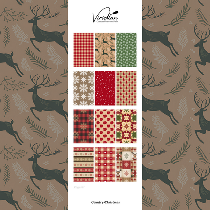 Country Christmas - Waterslide Decals