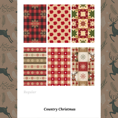 Country Christmas - Waterslide Decals