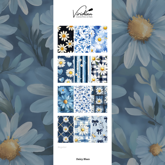 Daisy Blues - Waterslide Decals