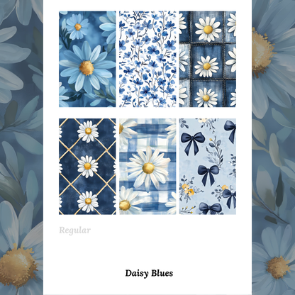 Daisy Blues - Waterslide Decals