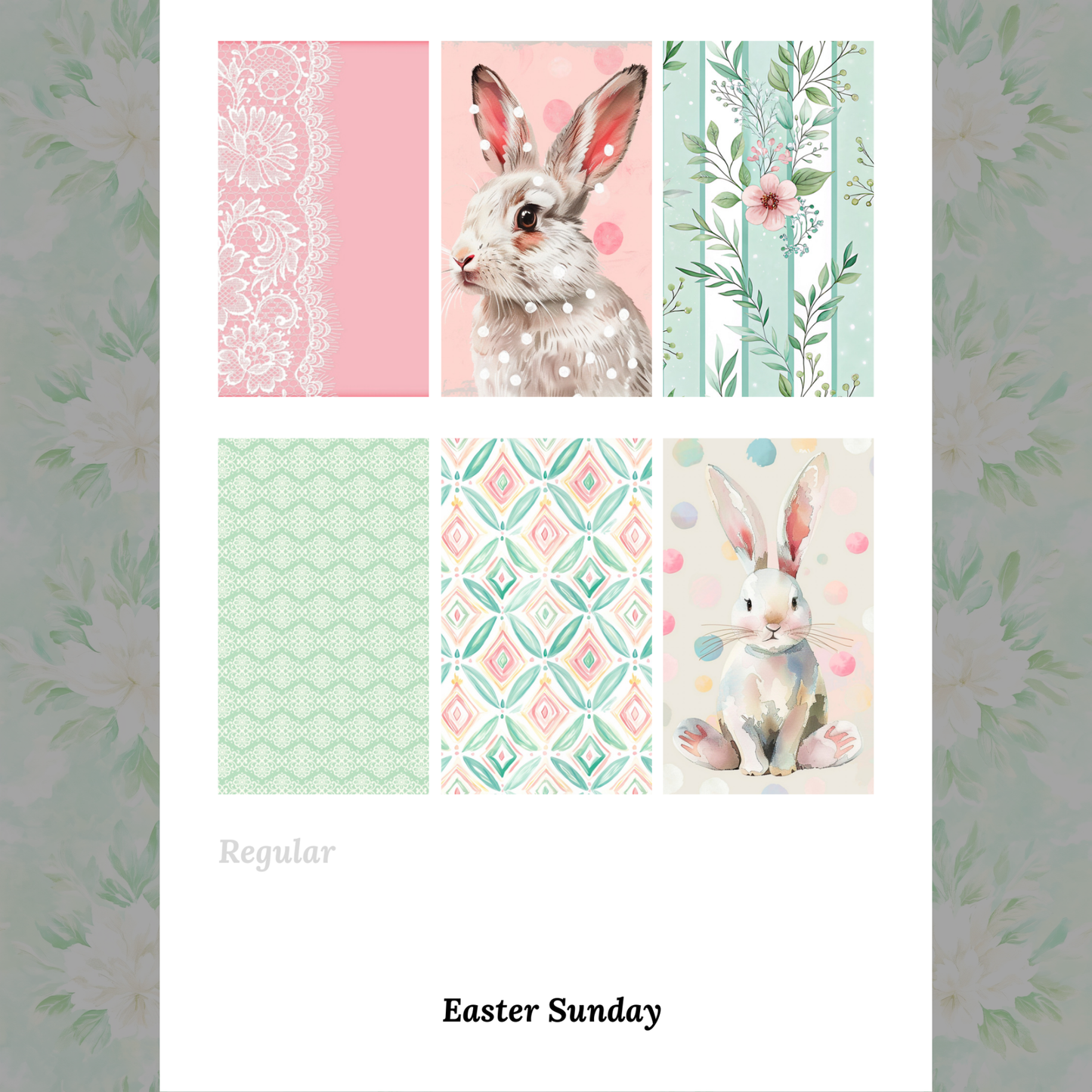 Easter Sunday - Waterslide Decals