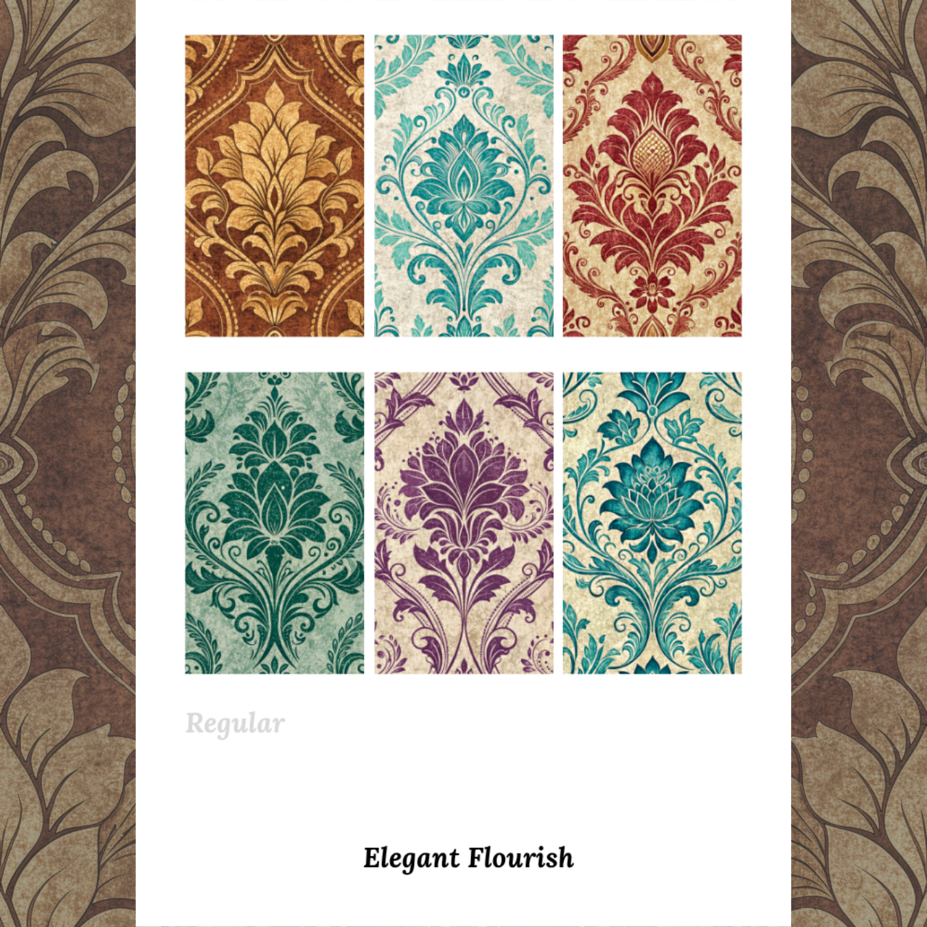 Elegant Flourish - Waterslide Decals
