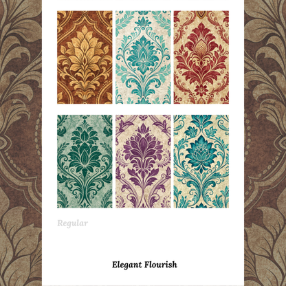 Elegant Flourish - Waterslide Decals