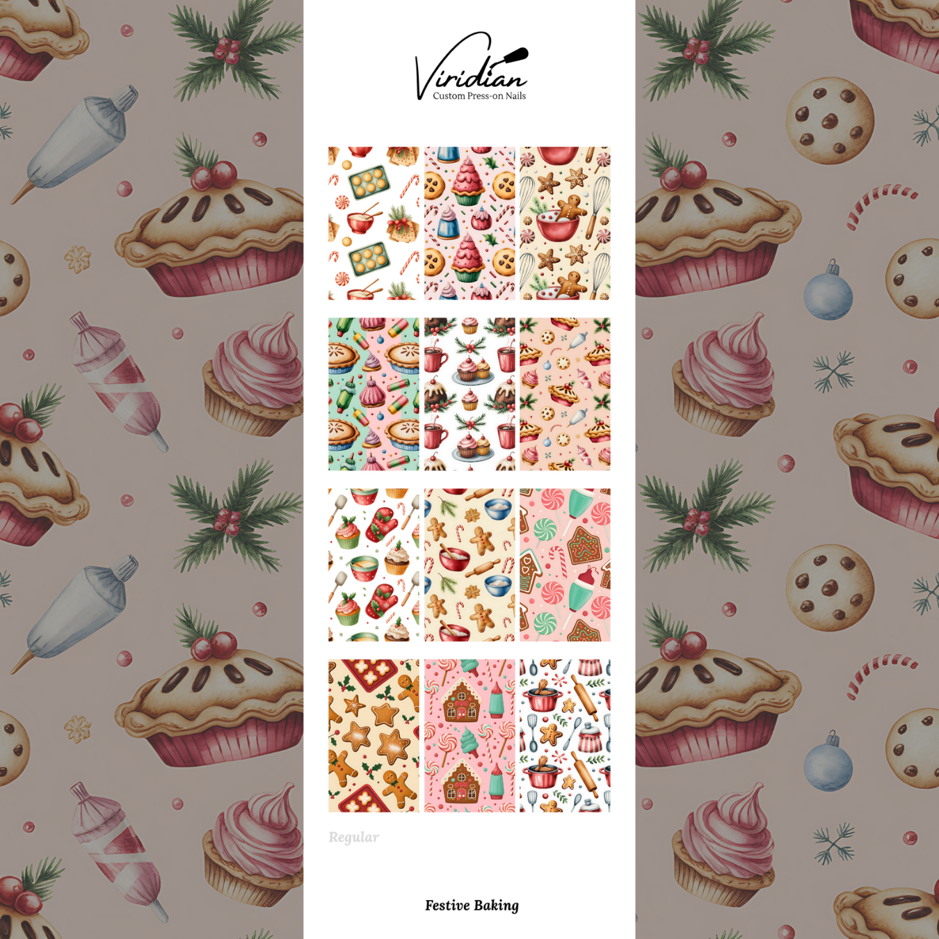 Festive Baking - Waterslide Decals