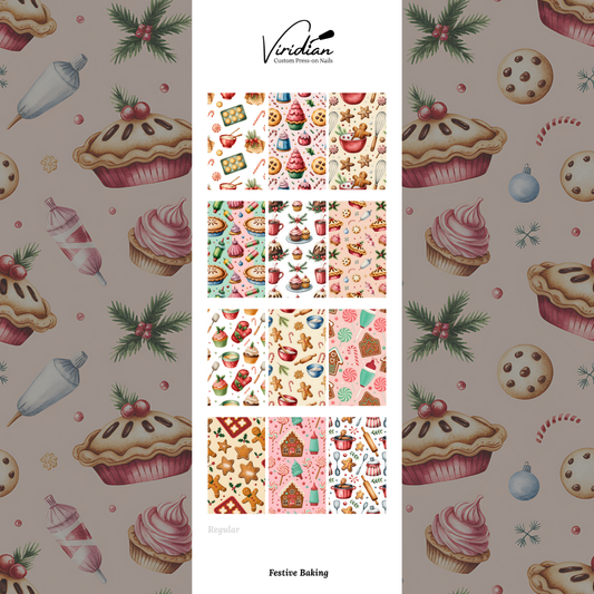 Festive Baking - Waterslide Decals
