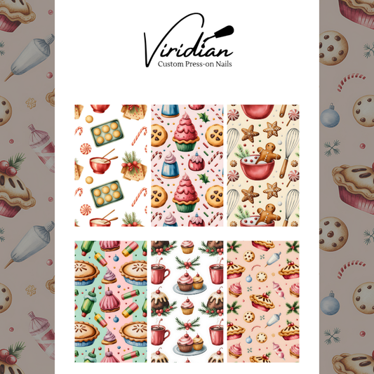 Festive Baking - Waterslide Decals