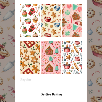 Festive Baking - Waterslide Decals