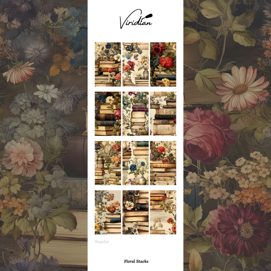 Floral Stacks - Waterslide Decals