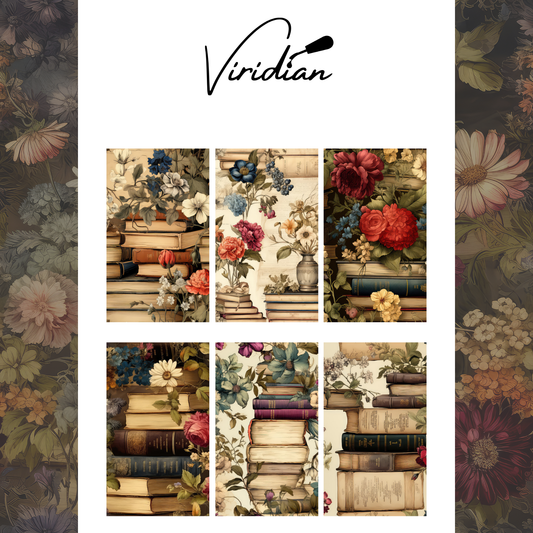 Floral Stacks - Waterslide Decals