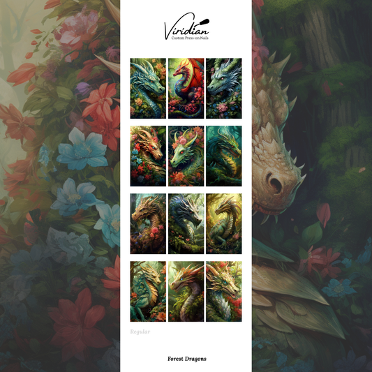 Forest Dragons - Waterslide Decals