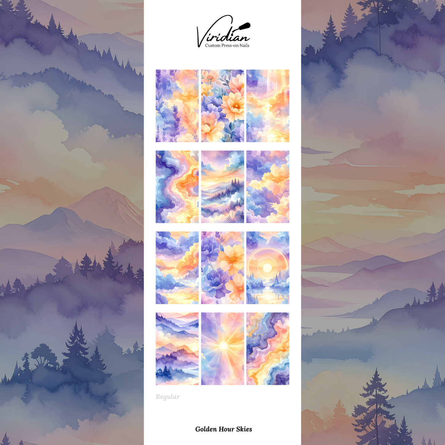 Golden Hour Skies - Waterslide Decals