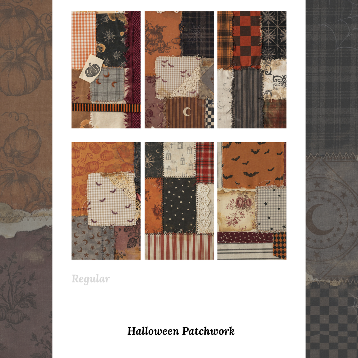 Halloween Patchwork - Waterslide Decals
