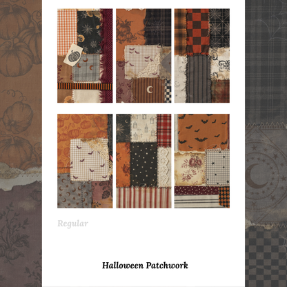 Halloween Patchwork - Waterslide Decals