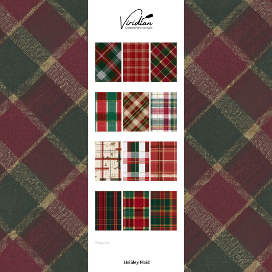 Holiday Plaid - Waterslide Decals