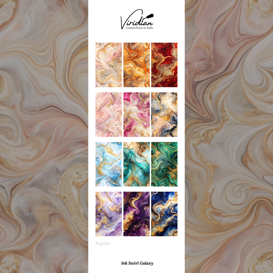 Ink Swirl Galaxy - Waterslide Decals