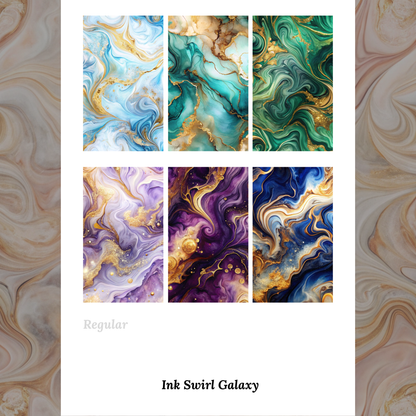 Ink Swirl Galaxy - Waterslide Decals