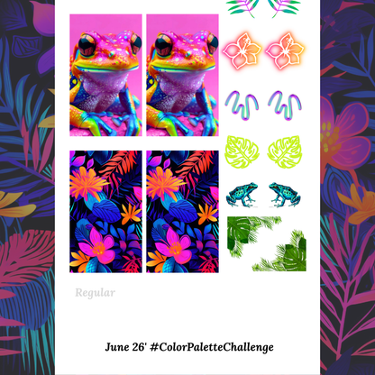 June 26' #ColorPaletteChallenge - Waterslide Decals