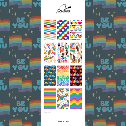 Love is Love - Waterslide Decals