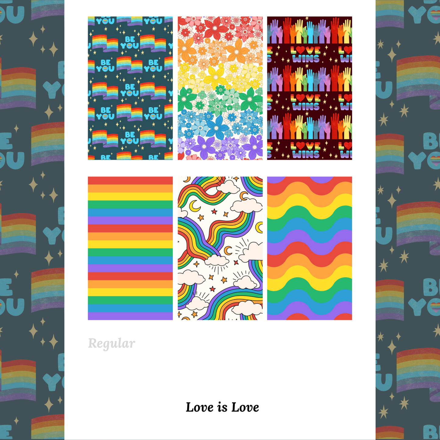 Love is Love - Waterslide Decals