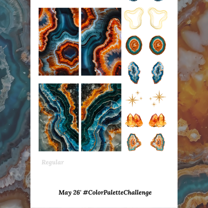 May. 26' #ColorPaletteChallenge - Waterslide Decals