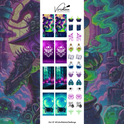 Oct. 25' #ColorPaletteChallenge - Waterslide Decals