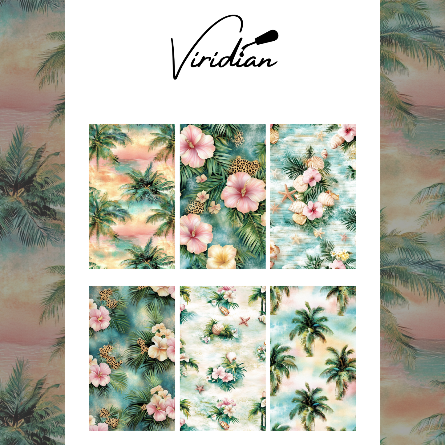 Palm Breeze - Waterslide Decals