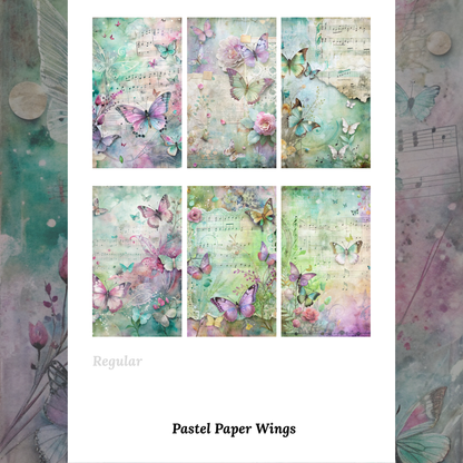 Pastel Paper Wings - Waterslide Decals