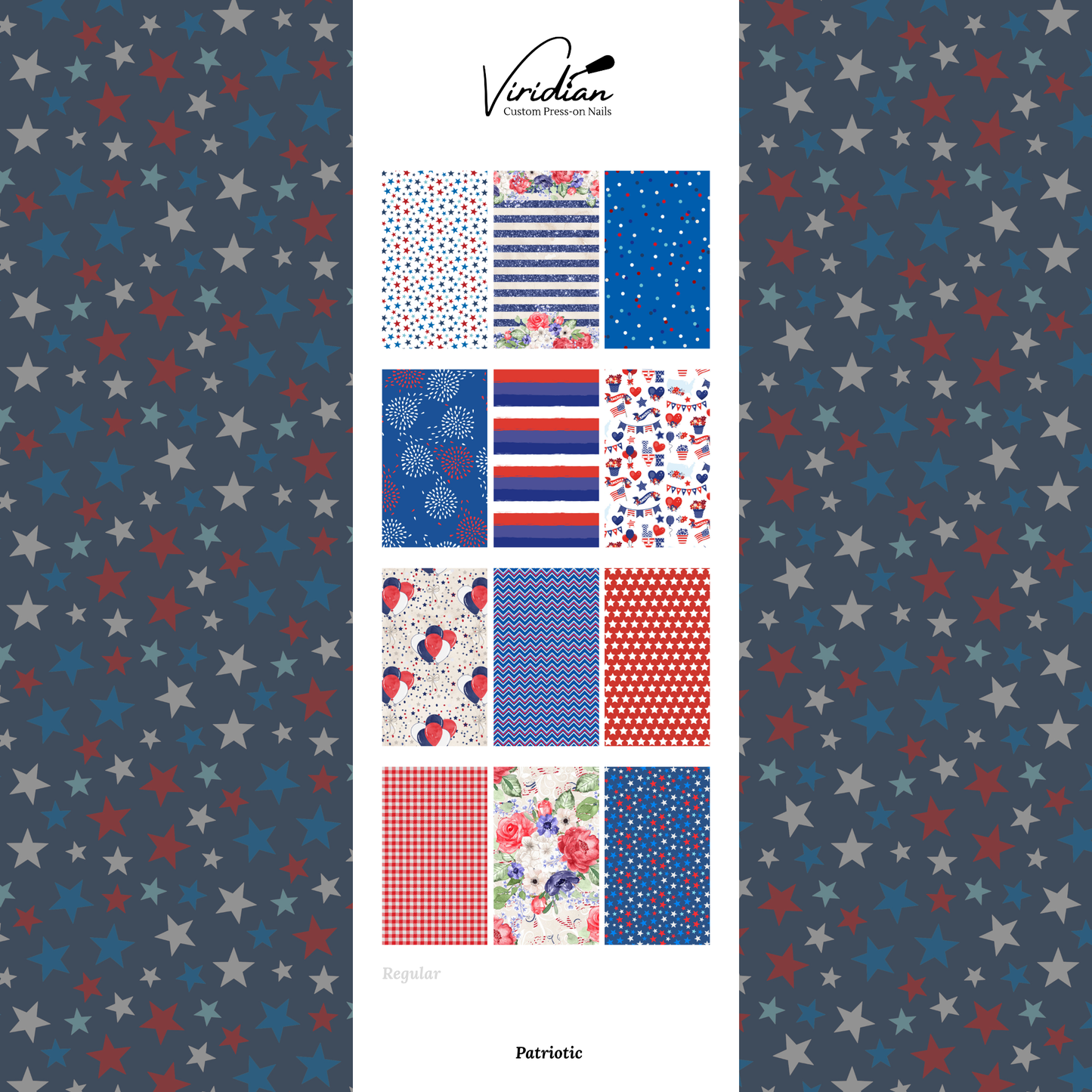 Patriotic - Waterslide Decals