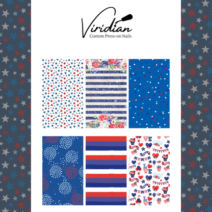 Patriotic - Waterslide Decals