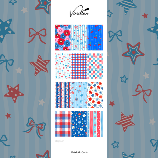Patriotic Cutie - Waterslide Decals
