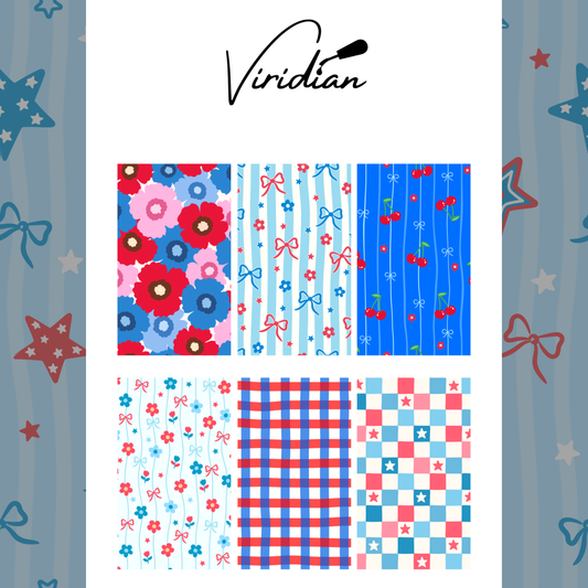 Patriotic Cutie - Waterslide Decals