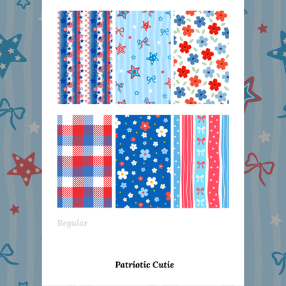 Patriotic Cutie - Waterslide Decals