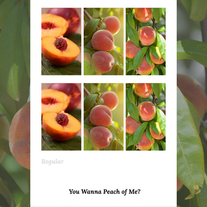 You Wanna Peach of Me? - Waterslide Decals
